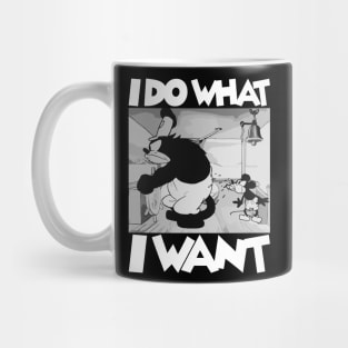 Steamboat Willie. I Do What I Want Mug